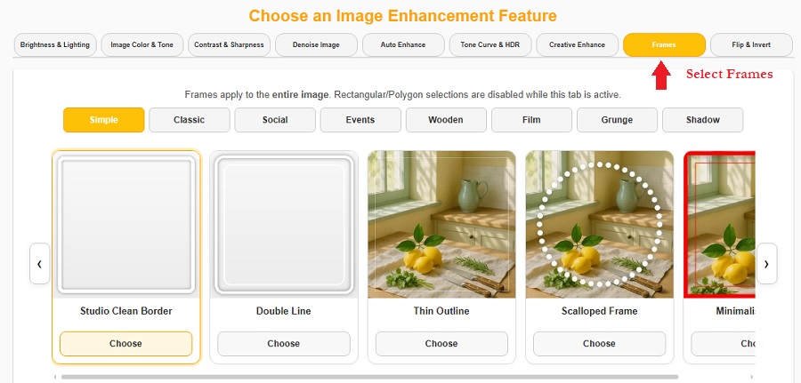 Free Online Photo Frame Editor